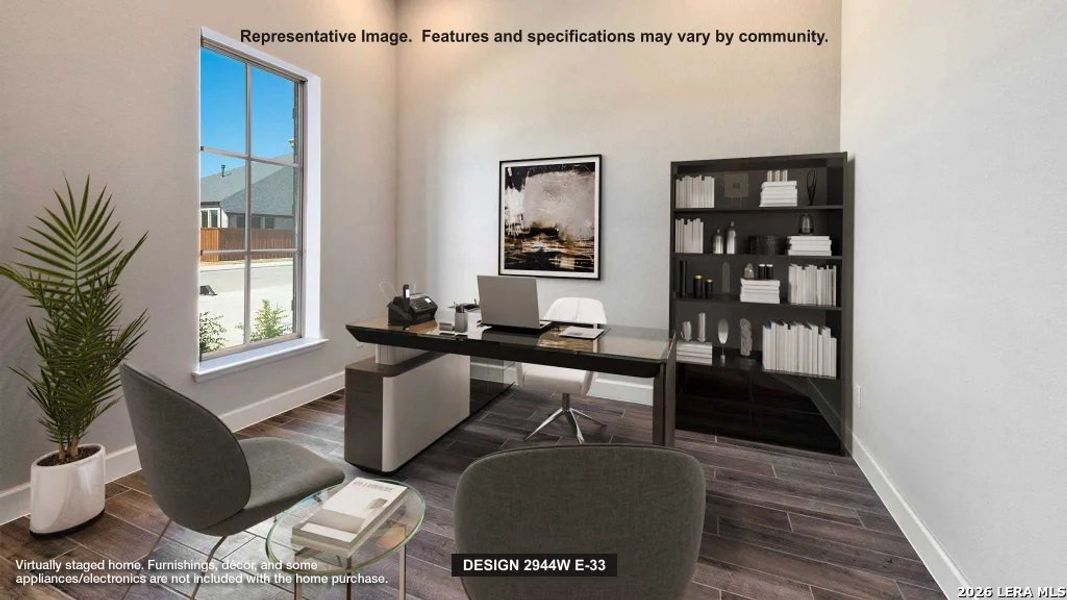 Furnished interior view inside a new home in Mayfair, New Braunfels (Image 4).