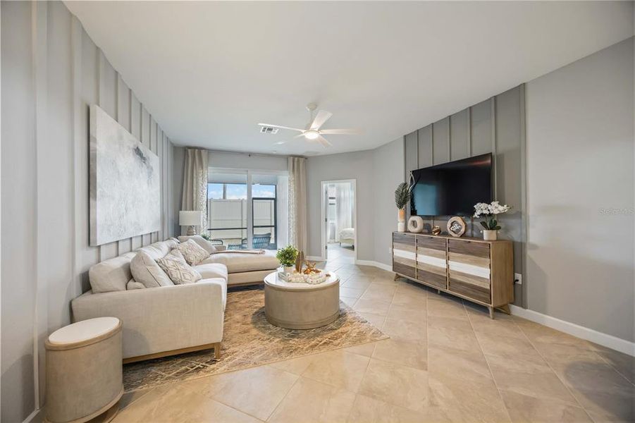 Furnished interior view inside a new home in , Englewood (Image 31).
