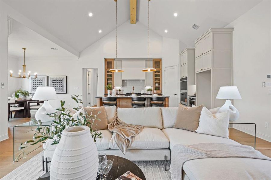 Furnished interior view inside a new home in Putteet Hill, Cresson (Image 7).