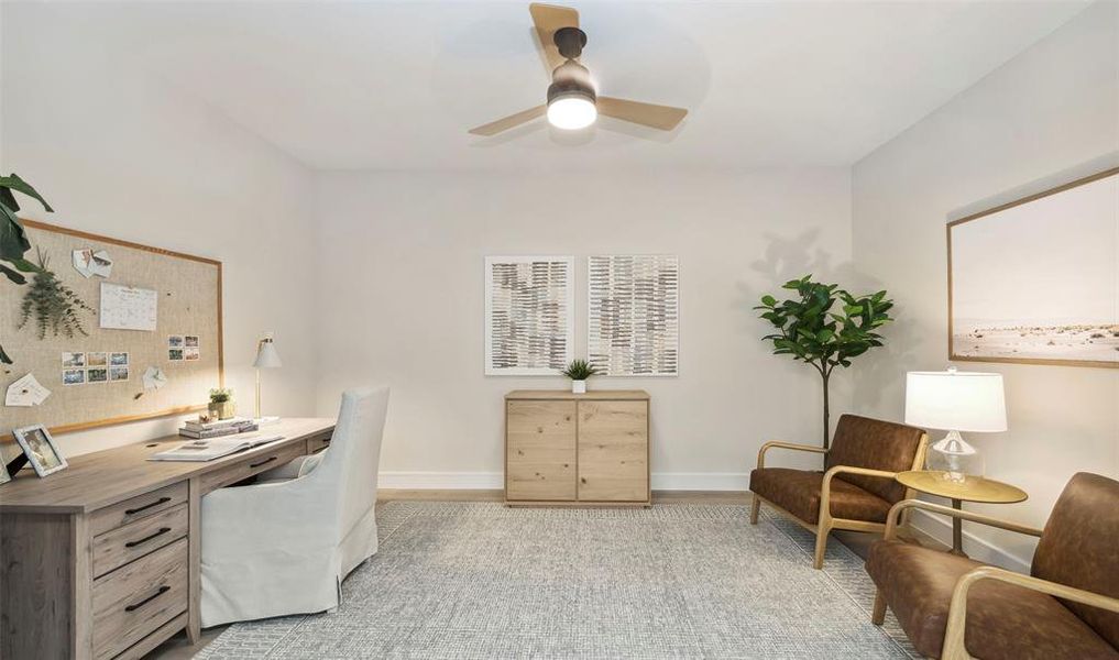 Furnished interior view inside a new home in Elevon, Lavon (Image 9).