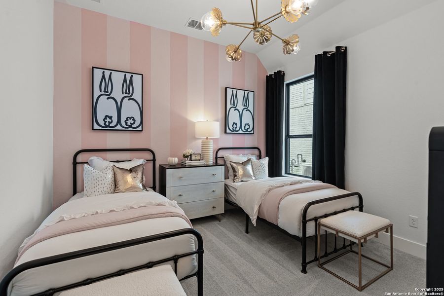 Furnished interior view inside a new home in Bison Ridge, San Antonio (Image 20).