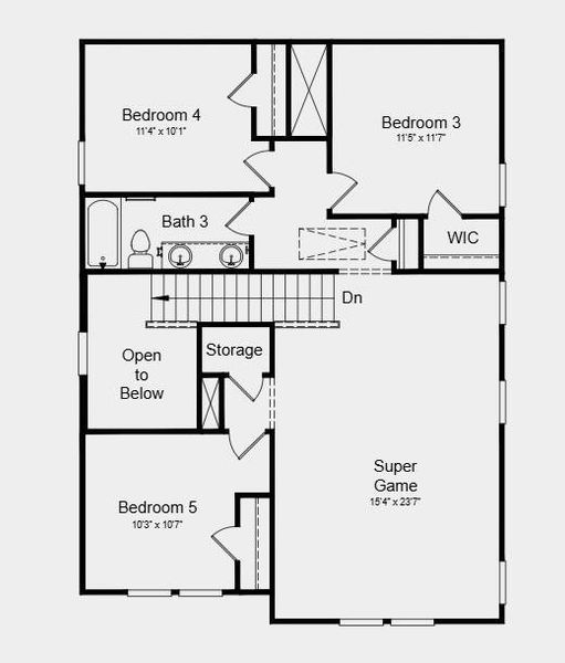 Additional Highlights Include: shower at bath 2 and 12" pop-up ceiling at primarysuite