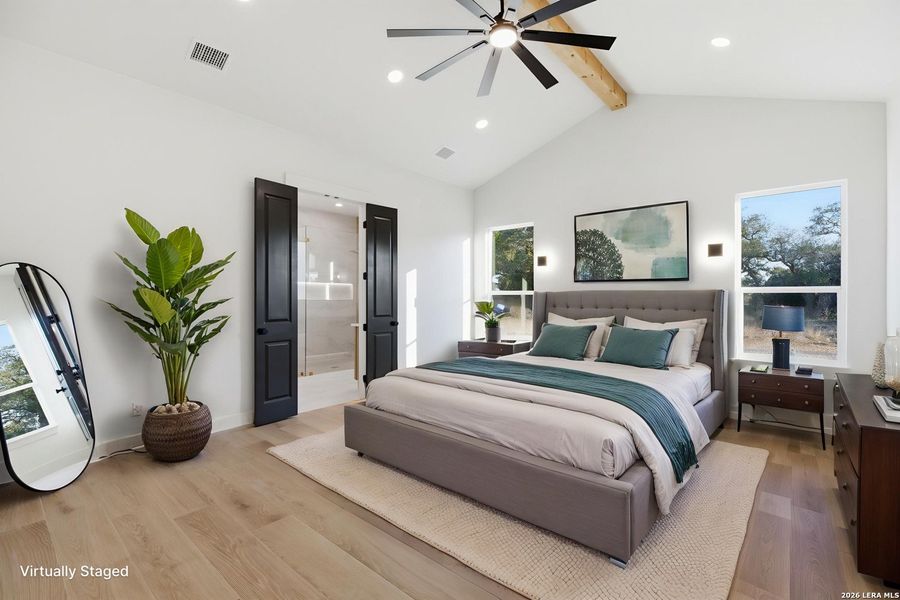 Furnished interior view inside a new home in , Bulverde (Image 6).