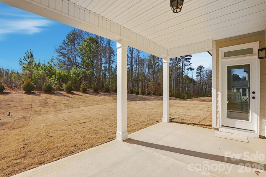 Exterior details and patio area of a home in Carrington, Stanley (Image 21).