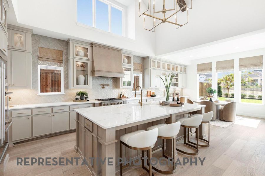 Furnished interior view inside a new home in Parkside On The River, Georgetown (Image 36).