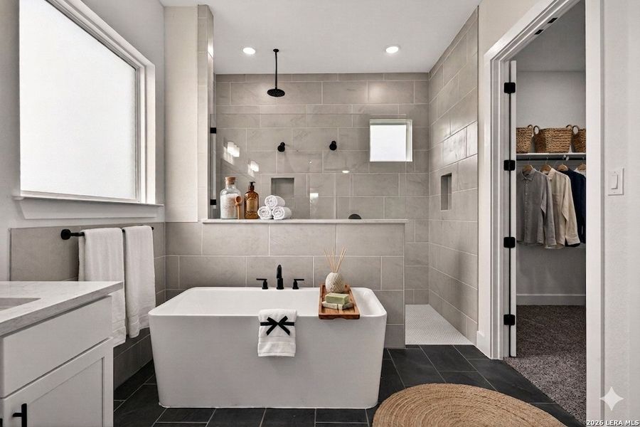 Furnished interior view inside a new home in , Castroville (Image 21).
