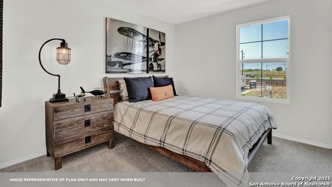 Furnished interior view inside a new home in Arroyo Ranch, Seguin (Image 15). Furnished interior view inside a new home in Arroyo Ranch, Seguin (Image 15).