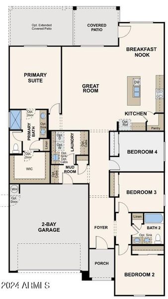 6 plus 4th bed layout