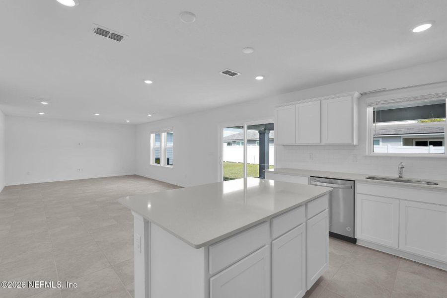Furnished interior view inside a new home in Wells Landing, Jacksonville (Image 7).