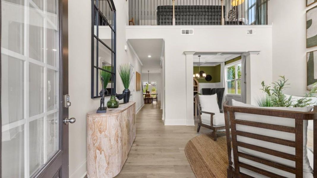 Furnished interior view inside a new home in Thalley Creek Estates, Cumming (Image 38).