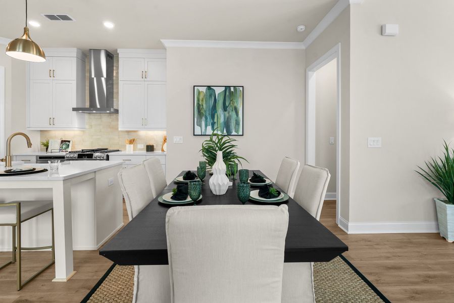 Representative furnished interior of a home built from the The Henley by The Providence Group in Promenade at Sawnee Village, Cumming (Image 11). Representative furnished interior of a home built from the The Henley by The Providence Group in Promenade at Sawnee Village, Cumming (Image 11).