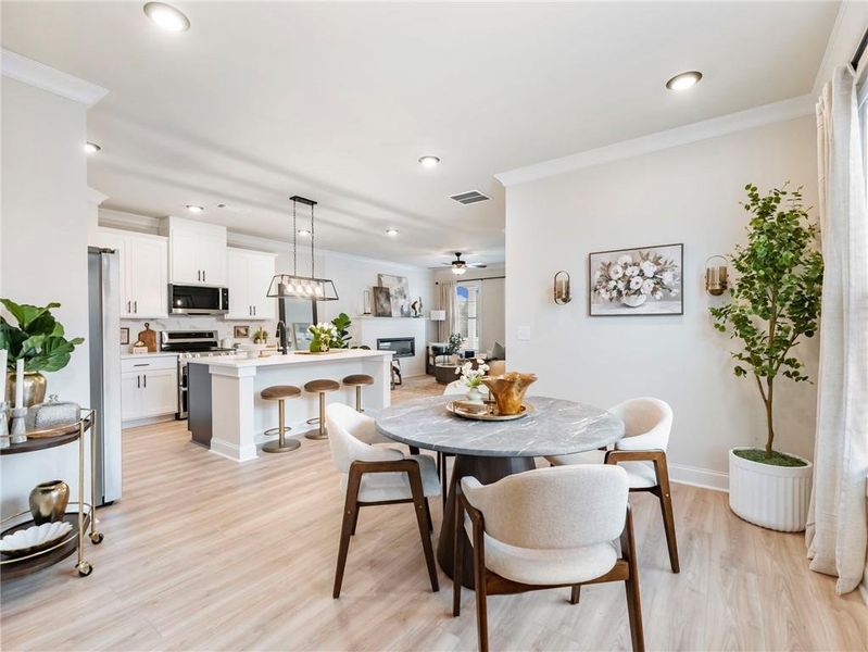 Furnished interior view inside a new home in Apalachee Overlook, Winder (Image 19).