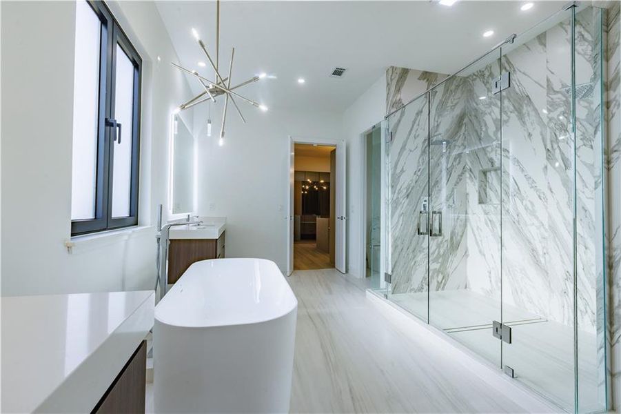 Furnished interior view inside a new home in , Suwanee (Image 35).