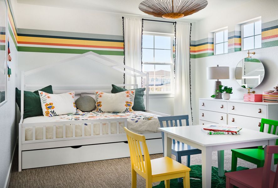 Representative furnished interior of a home built from the Vail by Taylor Morrison in Macanta Destination Collection, Castle Rock (Image 29).