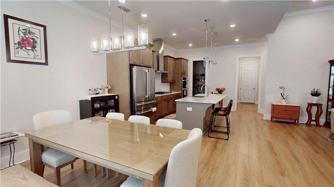 Furnished interior view inside a new home in , Peachtree Corners (Image 18).