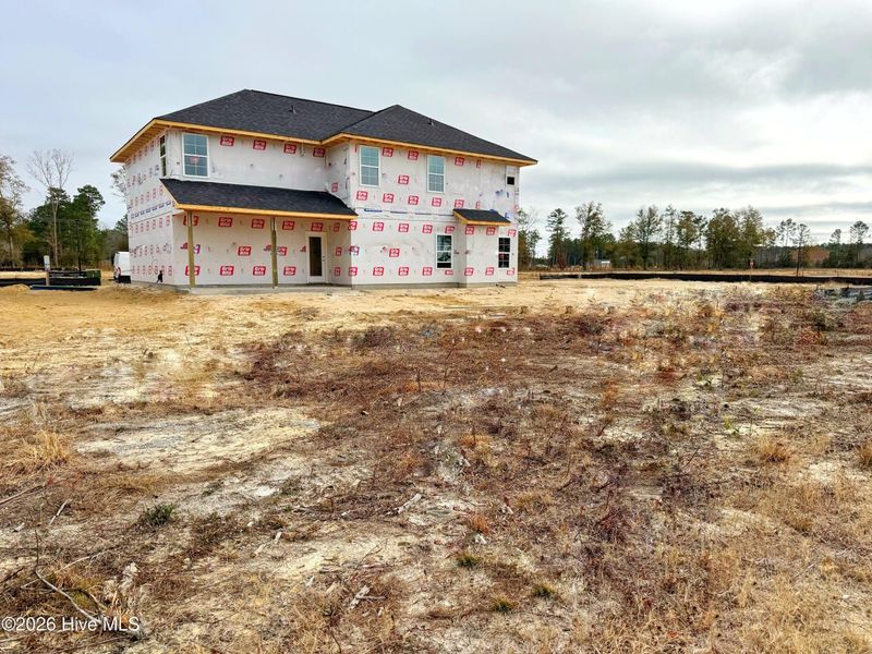 In-progress construction of a new home in Wood Creek, Leland, NC (Image 26). In-progress construction of a new home in Wood Creek, Leland, NC (Image 26).