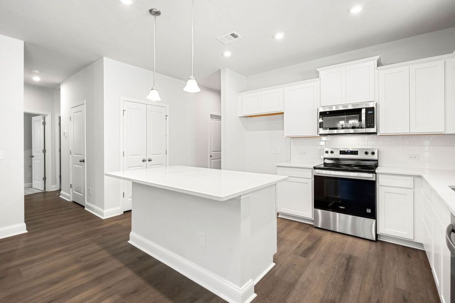Furnished interior view inside a new home in Waterways, Richmond Hill (Image 6).
