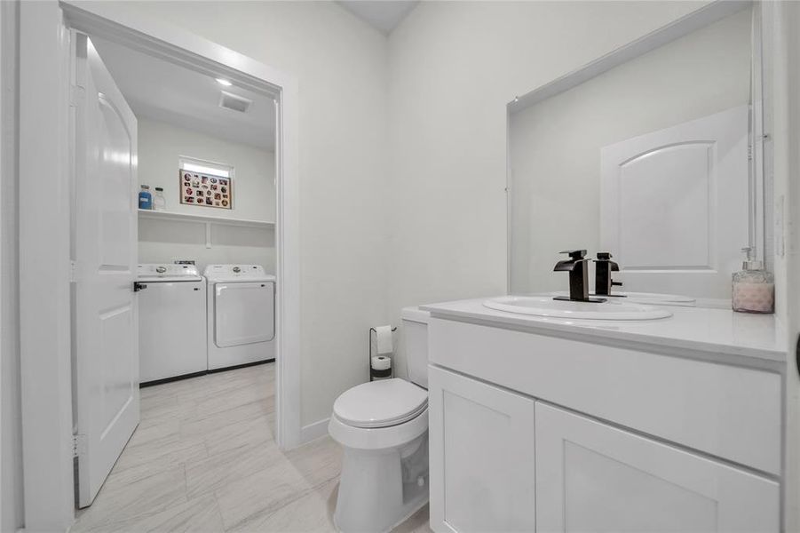Furnished interior view inside a new home in , Wills Point (Image 11).