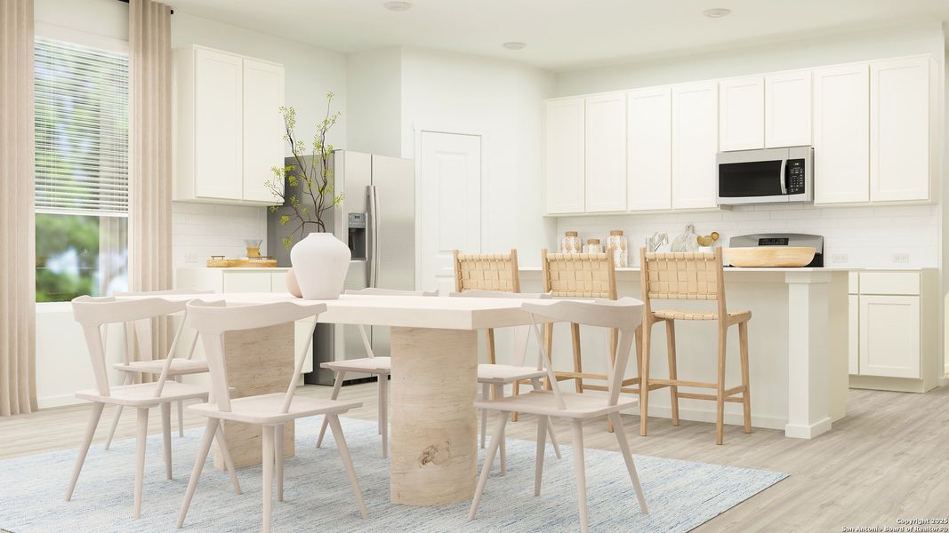 Furnished interior view inside a new home in Kyndwood, New Braunfels (Image 3). Furnished interior view inside a new home in Kyndwood, New Braunfels (Image 3).