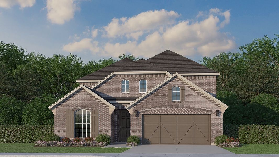 Plan 1531 Elevation C by American Legend Homes