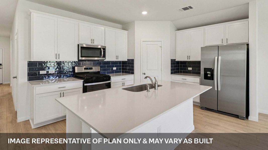 Representative furnished interior of a home built from the The Irvine by D.R. Horton in Carillon, Manor (Image 4).