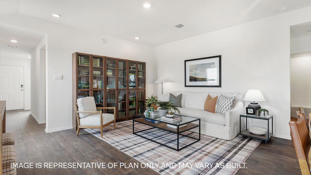 Furnished interior view inside a new home in Wayside, Uhland (Image 5).