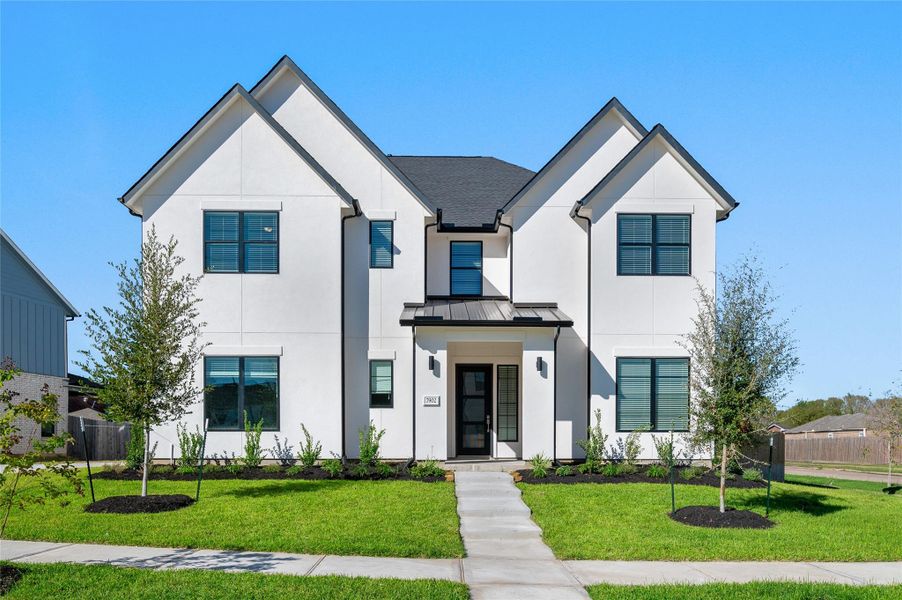 Front exterior of a new home in , Houston, TX, highlighting curb appeal (Image 2). Front exterior of a new home in , Houston, TX, highlighting curb appeal (Image 2).