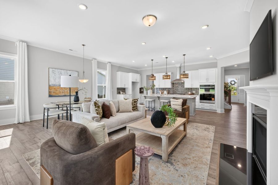 Furnished interior view inside a new home in Edgewater - Harbor Pointe, Lancaster (Image 11).