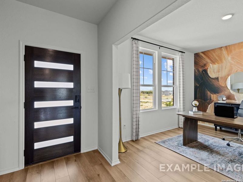 Furnished interior view inside a new home in Hannah Heights, Seguin (Image 6).