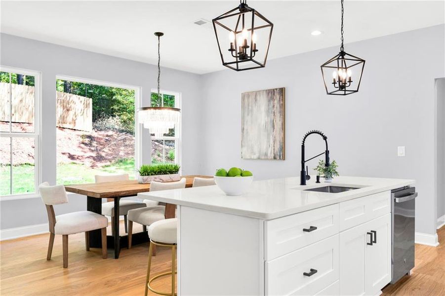 Furnished interior view inside a new home in , Gainesville (Image 13).