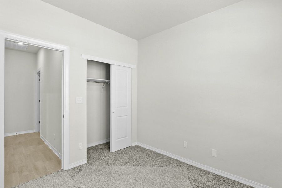 Representative unfurnished interior of a home built from the Prickly Pear by View Homes in Painted Desert, Horizon City (Image 16). Representative unfurnished interior of a home built from the Prickly Pear by View Homes in Painted Desert, Horizon City (Image 16).