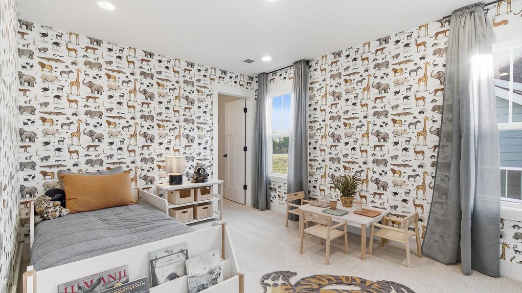 Representative furnished interior of a home built from the Kendrick by DRB Homes in Wells Crossing, Seneca (Image 35).