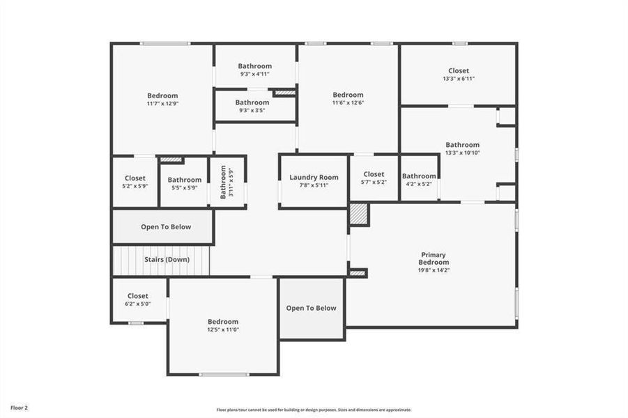 2D floor plan layout of this home in , White, GA (Image 6).