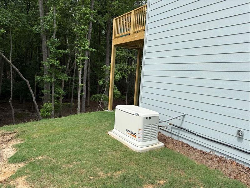 Exterior details and patio area of a home in , Waleska (Image 3).