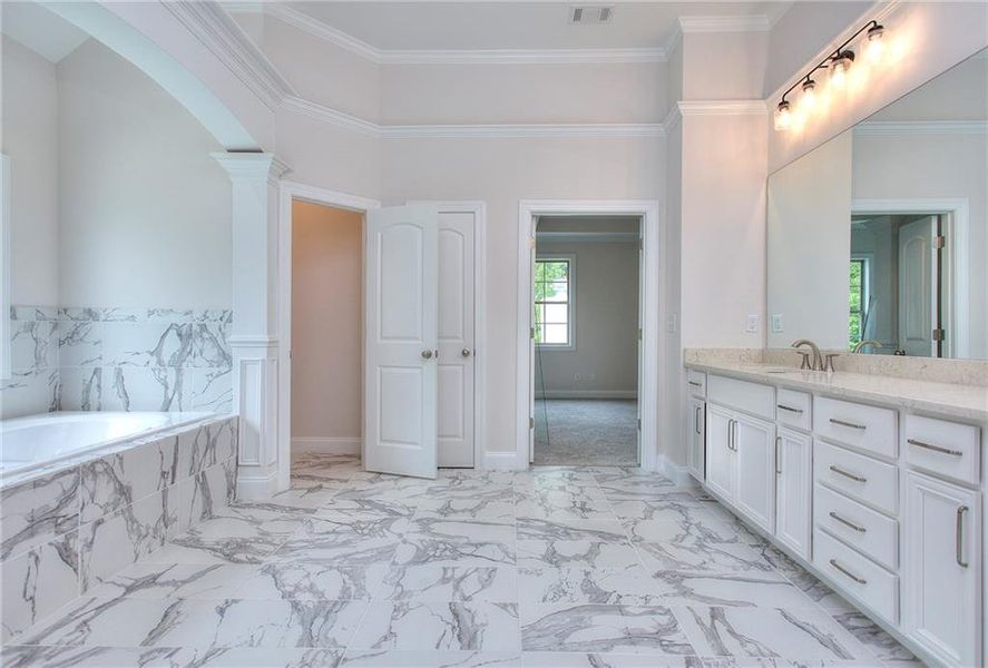 Furnished interior view inside a new home in , Conyers (Image 9). Furnished interior view inside a new home in , Conyers (Image 9).