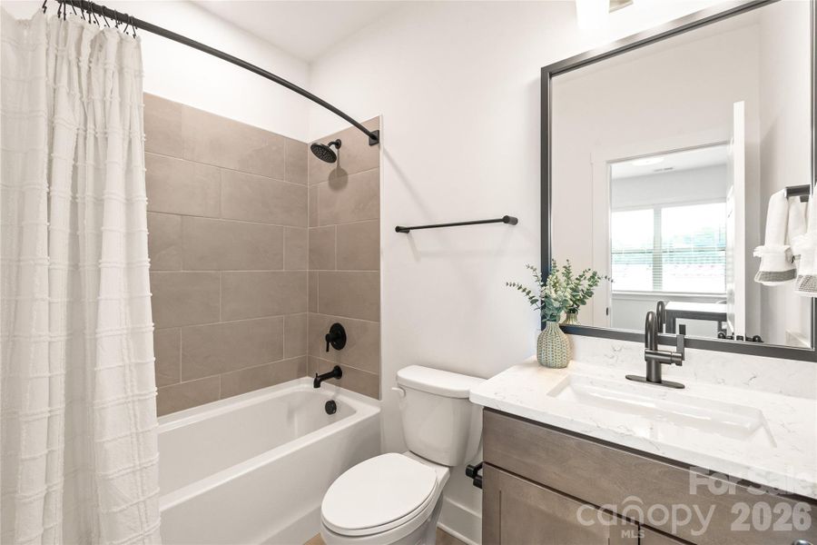 Furnished interior view inside a new home in , Charlotte (Image 6). Furnished interior view inside a new home in , Charlotte (Image 6).