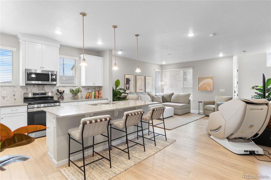 Furnished interior view inside a new home in , Parker (Image 11).