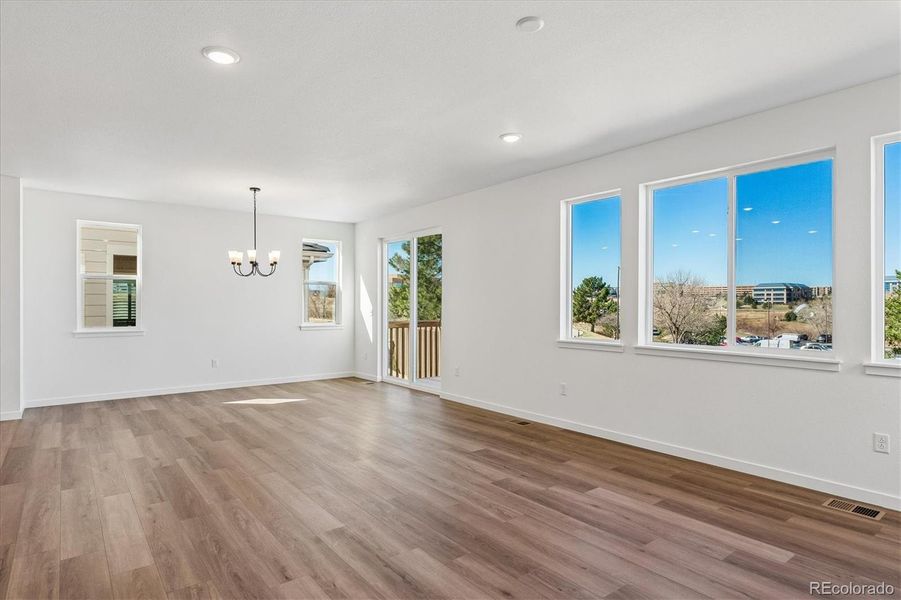 Spacious, unfurnished interior of a new home in The Summit at Meridian, Englewood (Image 13). Spacious, unfurnished interior of a new home in The Summit at Meridian, Englewood (Image 13).