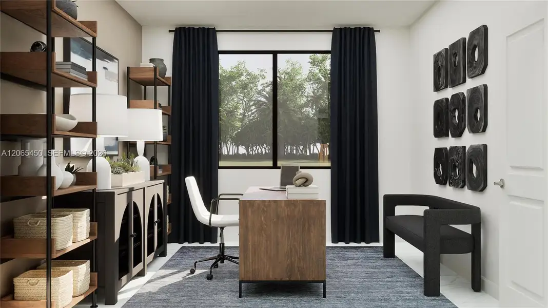 Furnished interior view inside a new home in Solterra, Sunrise (Image 3). Furnished interior view inside a new home in Solterra, Sunrise (Image 3).