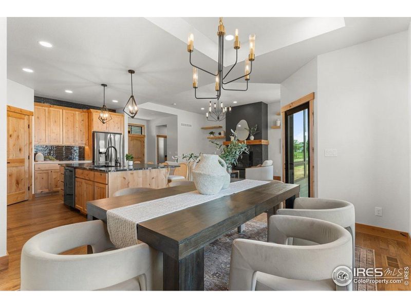 Furnished interior view inside a new home in , Berthoud (Image 29).