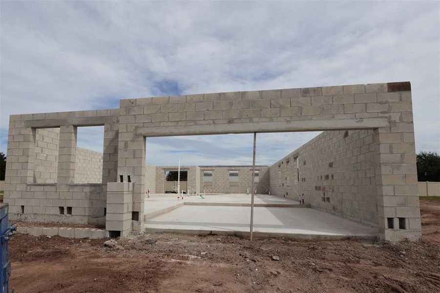 In-progress construction of a new home in Bay Lake Farms, St. Cloud, FL (Image 12).