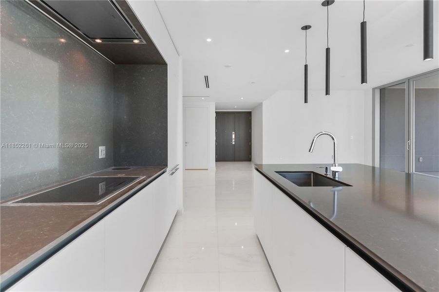 Furnished interior view inside a new home in Aston Martin Residences, Miami (Image 9).