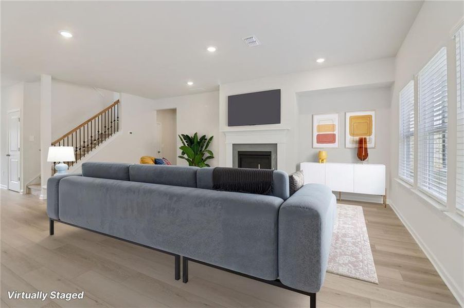 Furnished interior view inside a new home in Harmony Manor, Fairburn (Image 37).