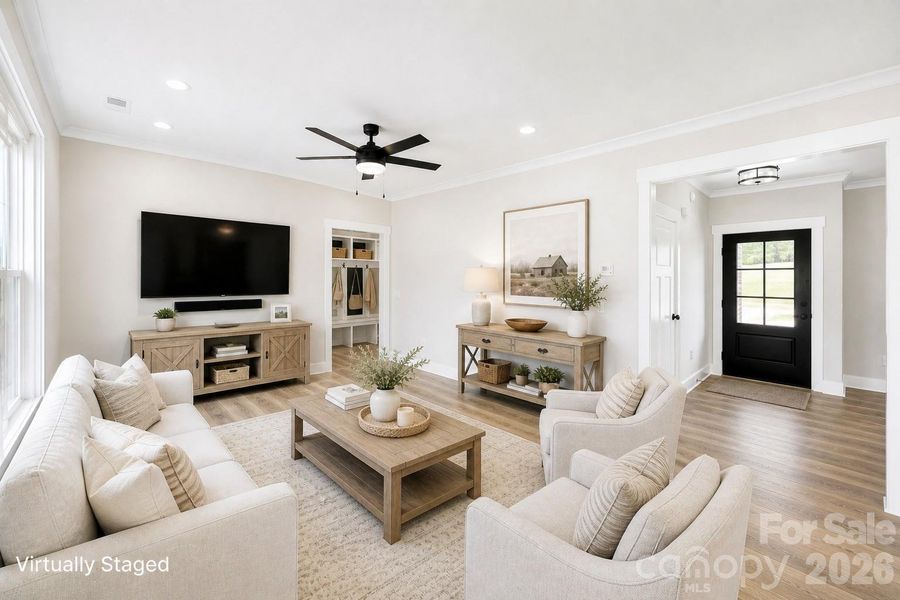 Virtually Staged - Living Room