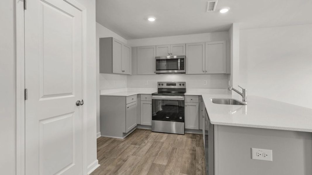 Furnished interior view inside a new home in The Townes at Wilson's Ridge, Smithfield (Image 5).