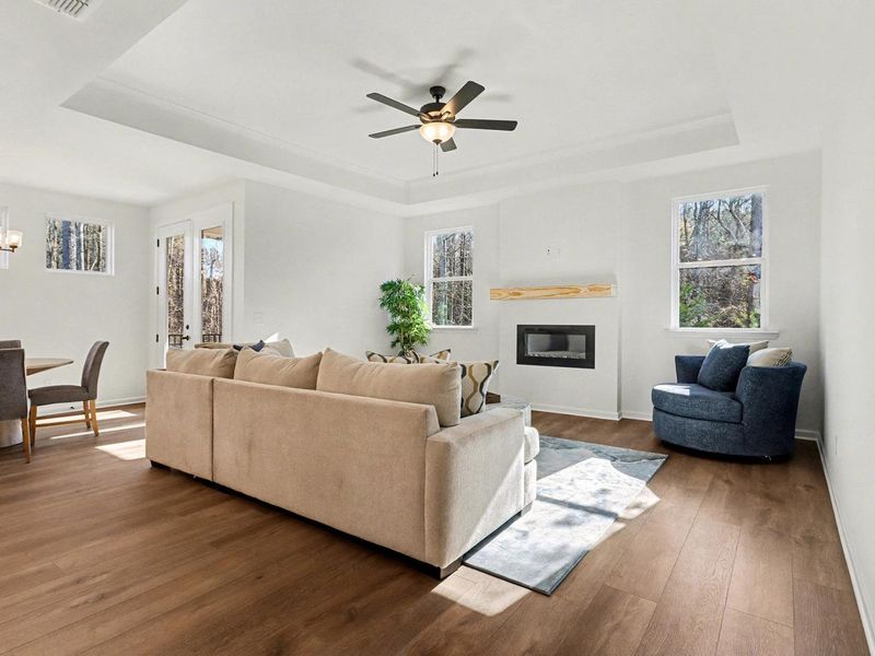 Furnished interior view inside a new home in Kelly Preserve, Loganville (Image 9).