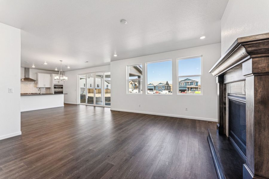 Representative unfurnished interior of a home built from the Sedalia by Taylor Morrison in Trailstone, Arvada (Image 20).