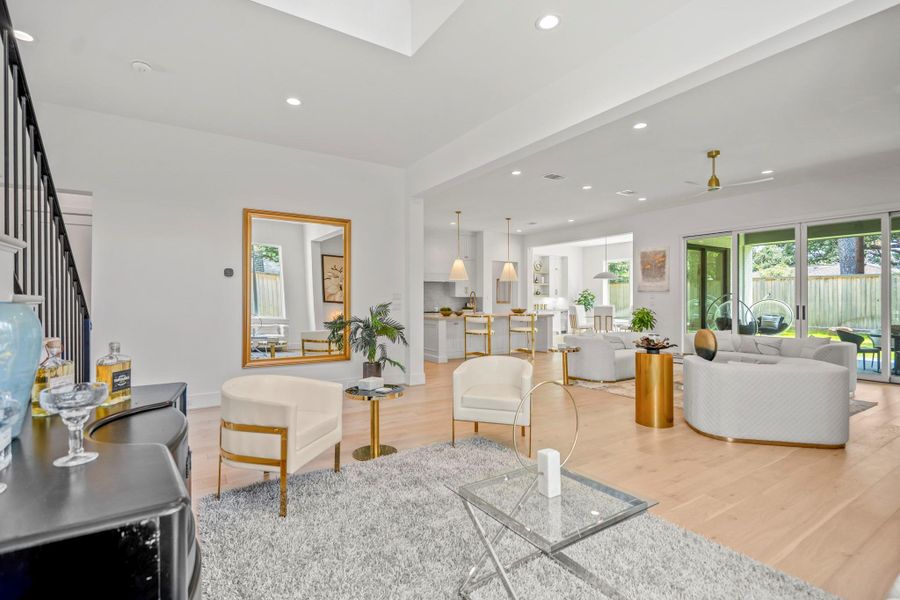 Furnished interior view inside a new home in , Houston (Image 43).