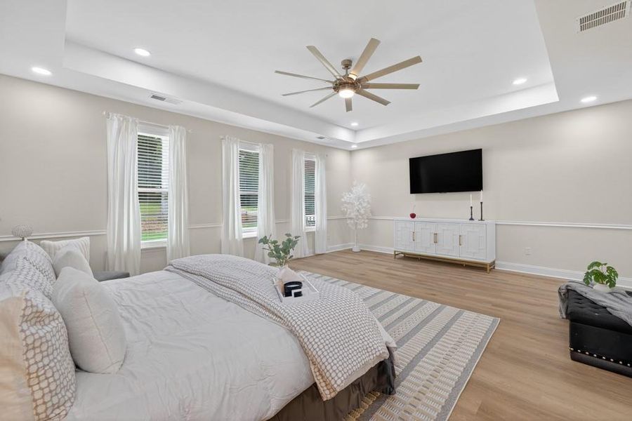 Furnished interior view inside a new home in , Oxford (Image 11).