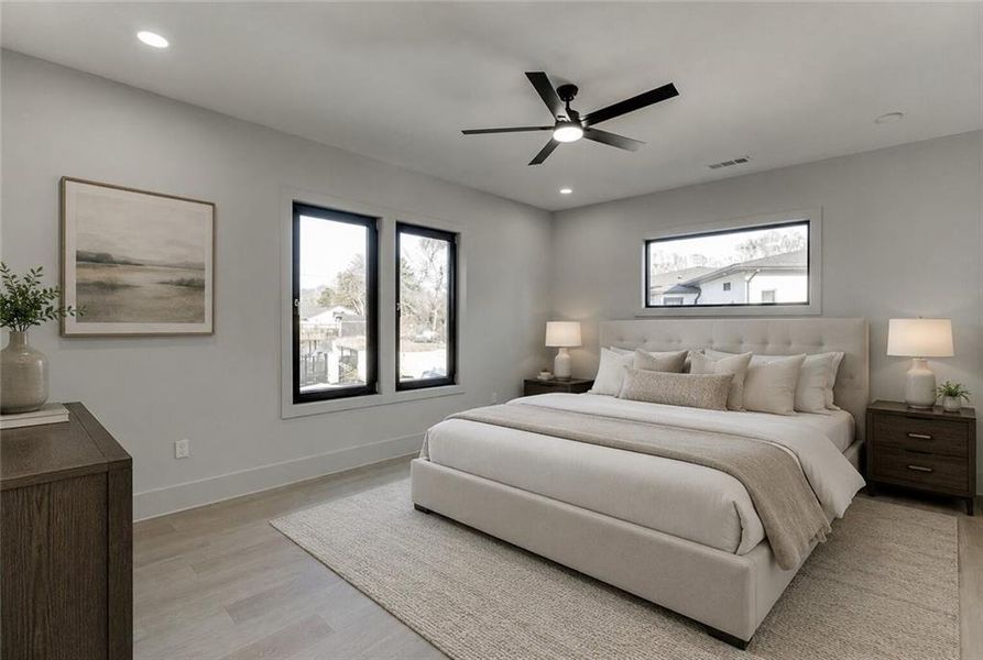 Furnished interior view inside a new home in , Buford (Image 15).